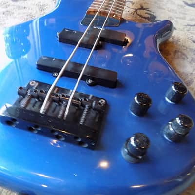 Ibanez SR500 Soundgear Electric Bass Active 1990s Metallic Blue image 5