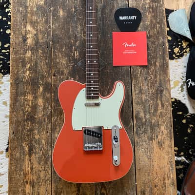 Fender Japan Limited Edition Japanese Domestic Only FSR 1960's Fully Bound Custom Telecaster Fiesta Red MIJ image 17