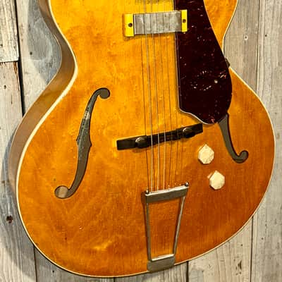 1950's Epiphone Century E422 Hollowbody Natural Blonde Arch Top Jazz Box, Pro Setup & Ships Fast ! image 3