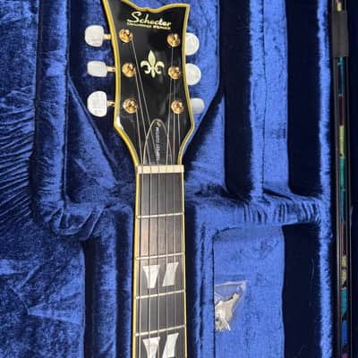 MINTY! Schecter Tempest Custom 2010 Gloss Black Gold Hardware 🏅🏅 image 3