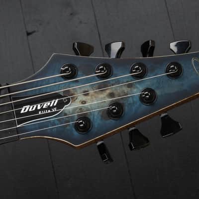 Mayones Duvell 7 Elite VF Custom Eye Poplar - Turquoise Iris Satin image 8