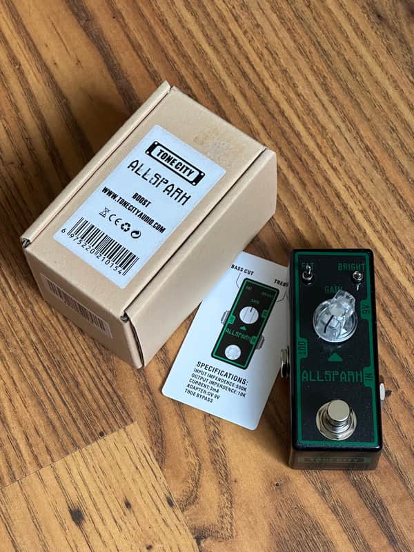 Tone City All Spark — Analog JFET Boost | Open Box/Mint | Ships USA image 1