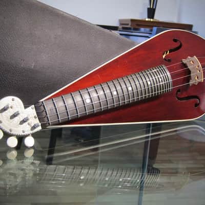 Vintage Johannes Pugh Violinett #589 Bowed Tabletop Violin Near Mint with Original Hard Shell Case image 2