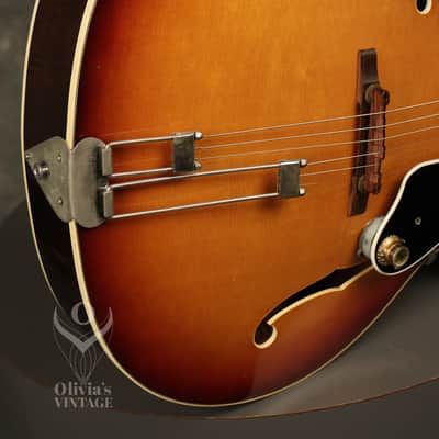 1965 Epiphone A412 Triumph Sunburst with wide nut width image 13
