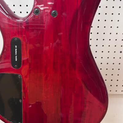 Ibanez GSR200-TR Gio Soundgear with Active EQ 2004 - Present - Transparent Red image 10