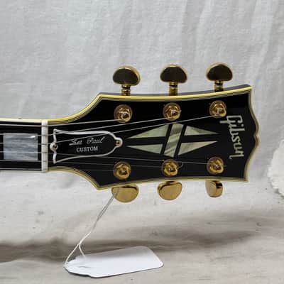 Gibson Custom Shop LPB-3 lpb3 Les Paul Custom Guitar with COA + Case - Ebony / Black image 5