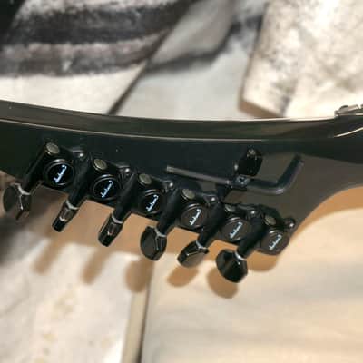 Vintage RARE 1990 Made In USA Jackson Soloist Archtop Neck-Thru Electric Guitar with Case Dark Gray image 11