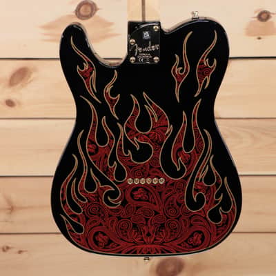 Fender James Burton Telecaster - Red Paisley Flames - US21014478 image 7