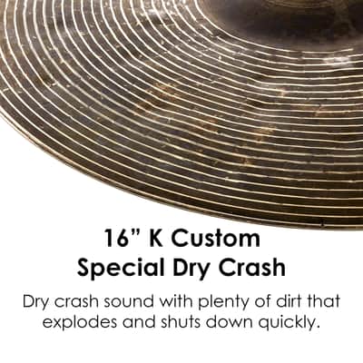 Zildjian K Custom Special Dry 16" Crash Cymbal, (K1416) image 3