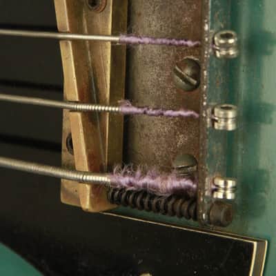 RARE 1960's Ampeg SSB-1 short scale Bass original TURQUOISE!!! image 20