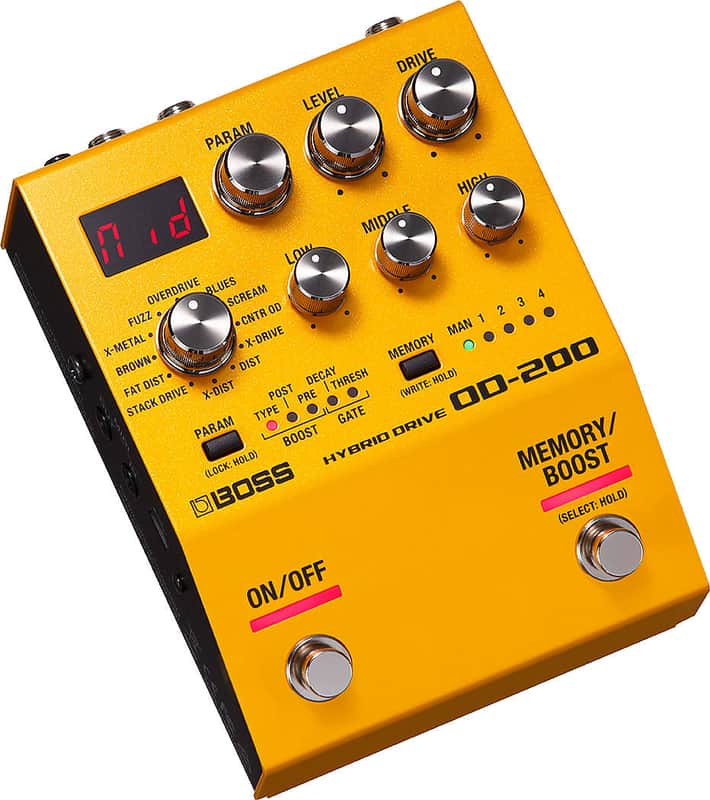 Boss OD-200 Hybrid Drive Simply Sophisticated Guitar Effect Pedal image 1