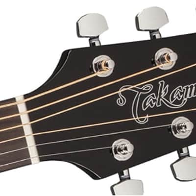 Takamine G Series GN30CE-BLK NEX Cutaway Acoustic-Electric Guitar Gloss Black image 4