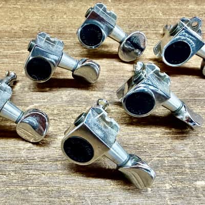 DiMarzio Lo Mass 6 on a Side Tuners Vintage Size Yngwie Malmsteen 80s - Chrome image 4