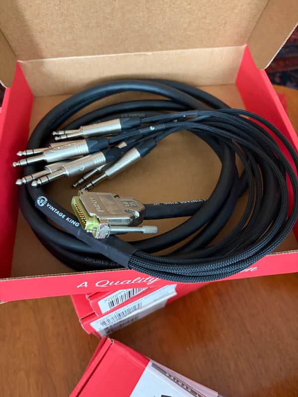 Vintage King PROJECT SERIES DB25 - TRS - 10' - 8 Channel Snake image 1