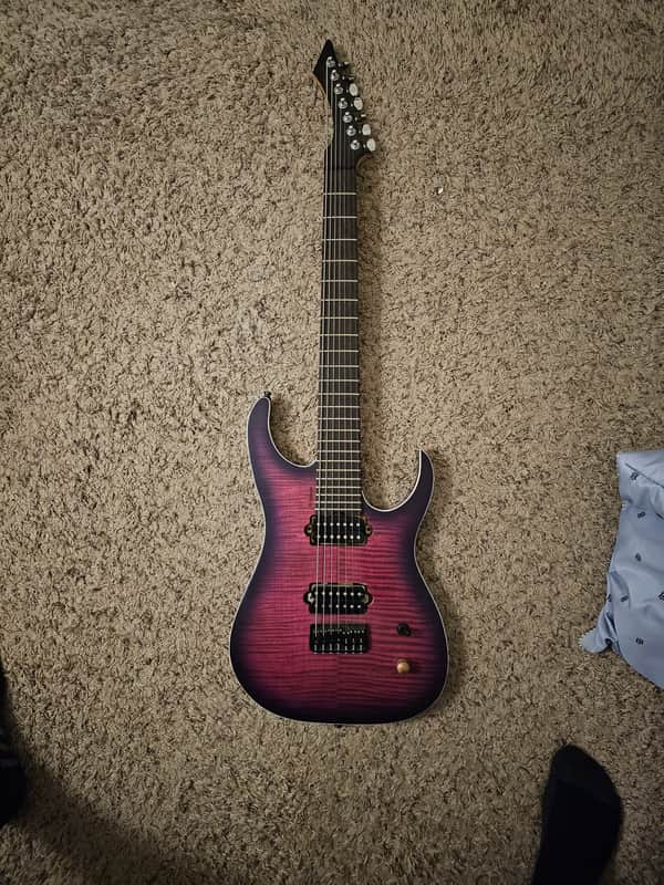 GOC Valkyrie 7 string - Purple Dragonburst | Reverb