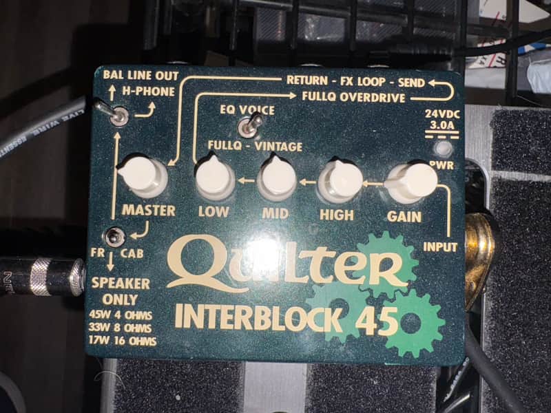 Quilter Interblock 45 45-Watt Guitar Head Pedal 2018 - Black image 1