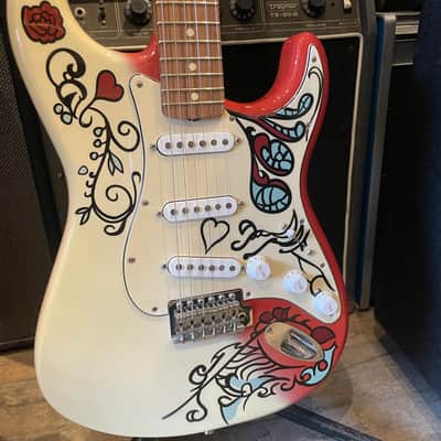 Fender Jimi Hendrix Artist Series Signature Monterey Stratocaster 2017 - 2018 - Monterey Graphic image 3