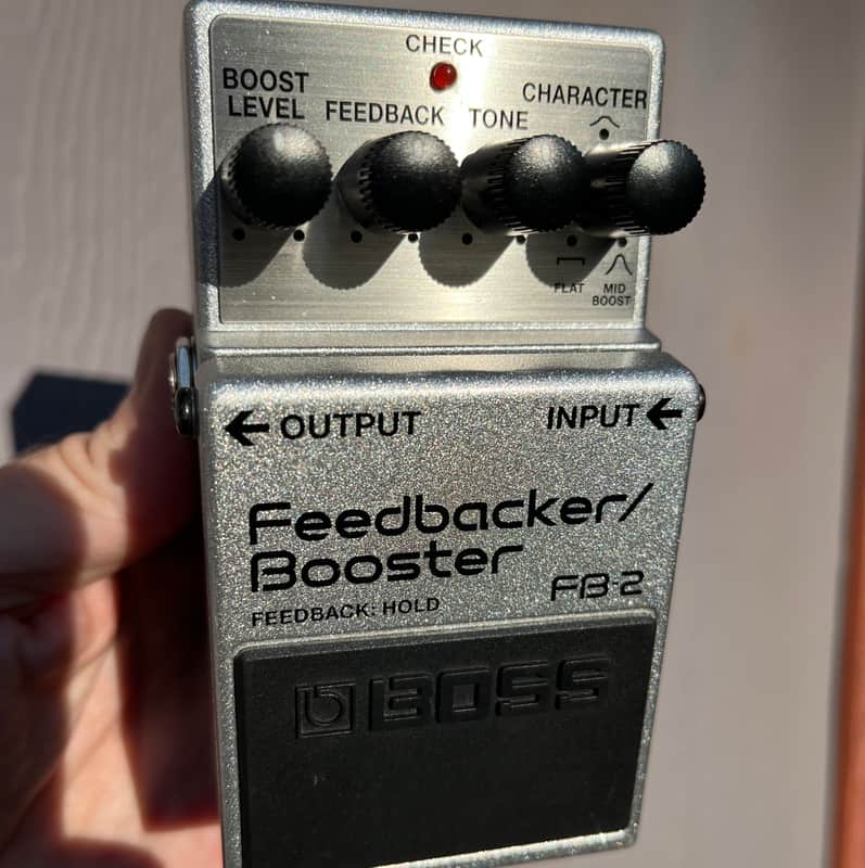 Boss FB-2 Feedbacker/Booster 2011 - Present - Silver image 1