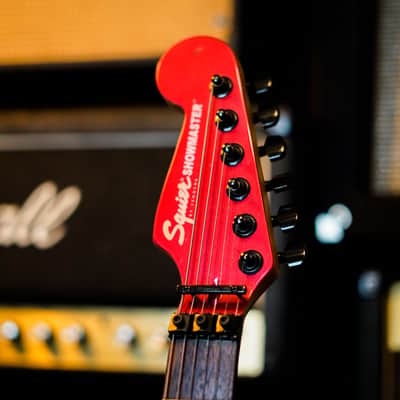 Fender Squier Showmaster 20th Anniversary 2002 Red Flame image 3
