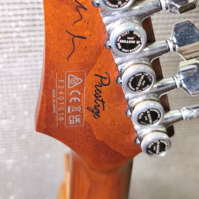 Signed Ibanez MM1-TAB Martin Miller Signature with Roasted Maple Neck 2010s - Transparent Aqua Blue Signed by Martin Miller imagen 16