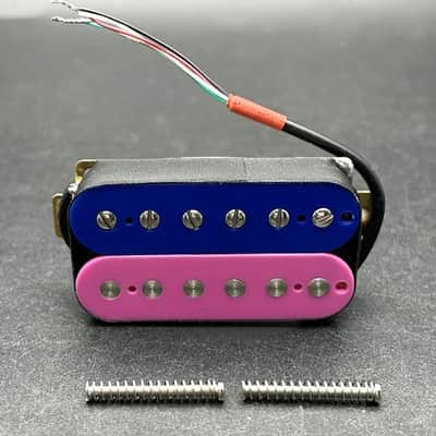 Blue and Purple Set Guitar Neck and Bridge Humbucker Pickups Set image 3