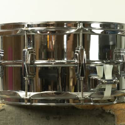 1980s Ludwig 6.5x14 LM402 Supraphonic Snare Drum image 8