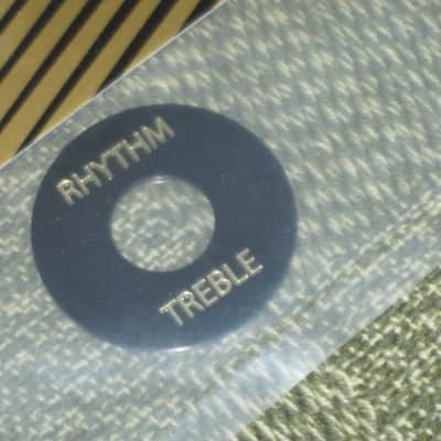 new in package A+ GIBSON Toggle Switch Washer Black with Gold Letters PRWA010 (PRWA-010) image 4