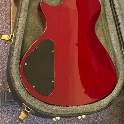 Gibson The Hawk 1996 - Red - VINTAGE - ALL ORIGINAL - Hardshell Case - Headstock/Neck Repair image 5