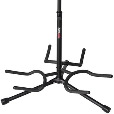 Gator Frameworks Adjustable Triple Guitar Stand; Holds Three Electric or Acoustic Guitars image 1
