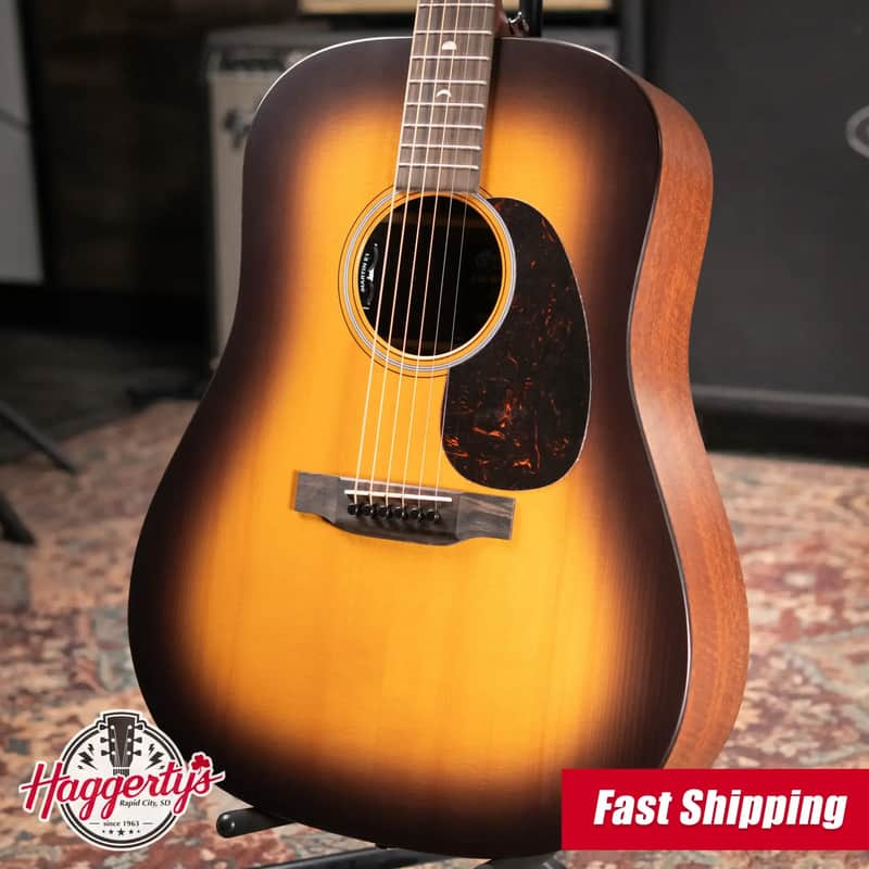 Martin D-X2E Molly Tuttle Signature Dreadnaught Acoustic/Electric Guitar - Spruce Burst with Gig Bag image 1