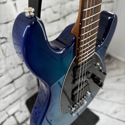 2025 Ernie Ball Music Man Steve Morse Signature HT - Blue Burst image 13