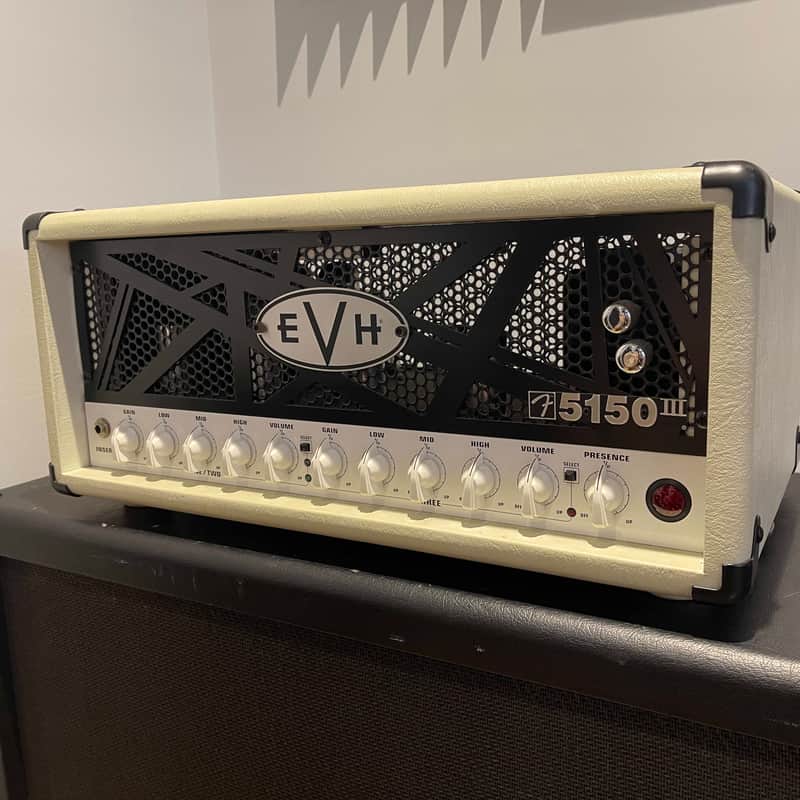 EVH 5150 III 6L6 3-Channel 50-Watt Guitar Amp Head 2018 - Present - Ivory image 1