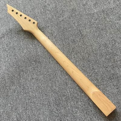 Blue Harley Benton Guitar Maple Wood Neck, Rosewood 24 Frets Fingerboard image 3