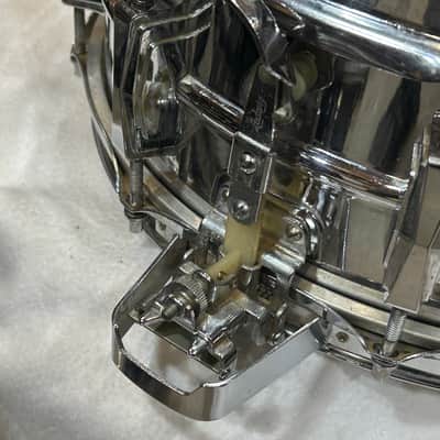 Ludwig 5" deep X 14" head Super Sensitive Snare Drum (3296-SD-4186) 1966 - chrome image 17