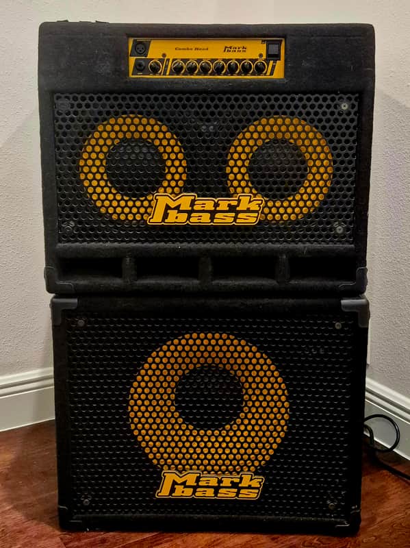 Markbass CMD 102PO 500W combo amp + 151P 1x15 extension cabinet 2000s - Black image 1