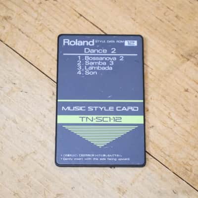Roland TN-SC1-12 Dance 2 Sound Library Expansion Card E-5, E-20, E-30, U257579 image 1