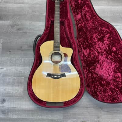 Taylor 214ce Plus Acoustic-Electric Guitar - Natural - w/ Hard Case - Clean image 1