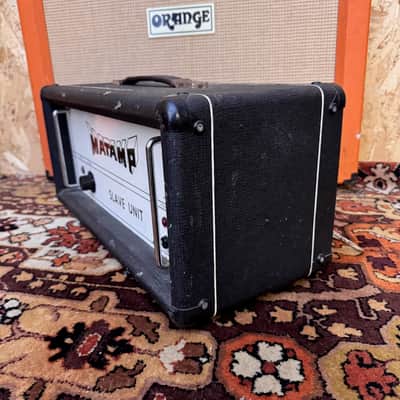 Vintage 1970s Matamp Orange Slave Unit SL100 EL34 Valve Amplifier Head image 6