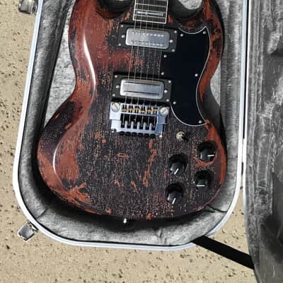 Jaydee Custom Guitars Old Boy SG Tony Iommi Gibson Guitar 2016 relic image 1