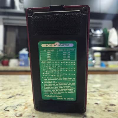 Boss DM-3 Delay (Black or Green Label) 1984 - 1986 - Red image 3