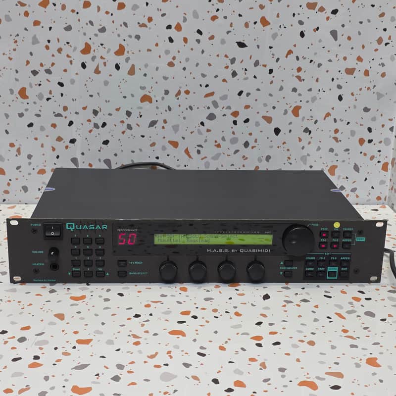 1993 Quasimidi Quasar Sound Module FM PCM Additive Synthesizer Used image 1