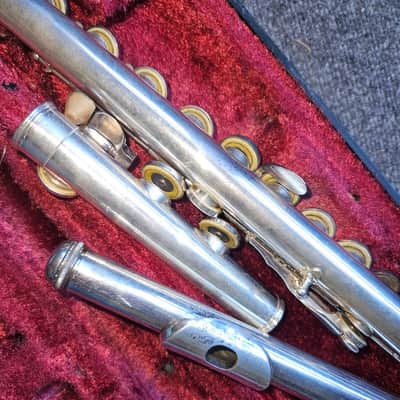 Yamaha YFL-225S Silver-Plated Flute, Japan, Very Good Condition image 3