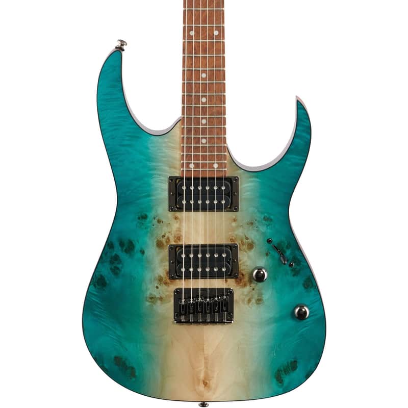 Ibanez RG421PB Electric Guitar, Caribbean Shoreline Flat image 1