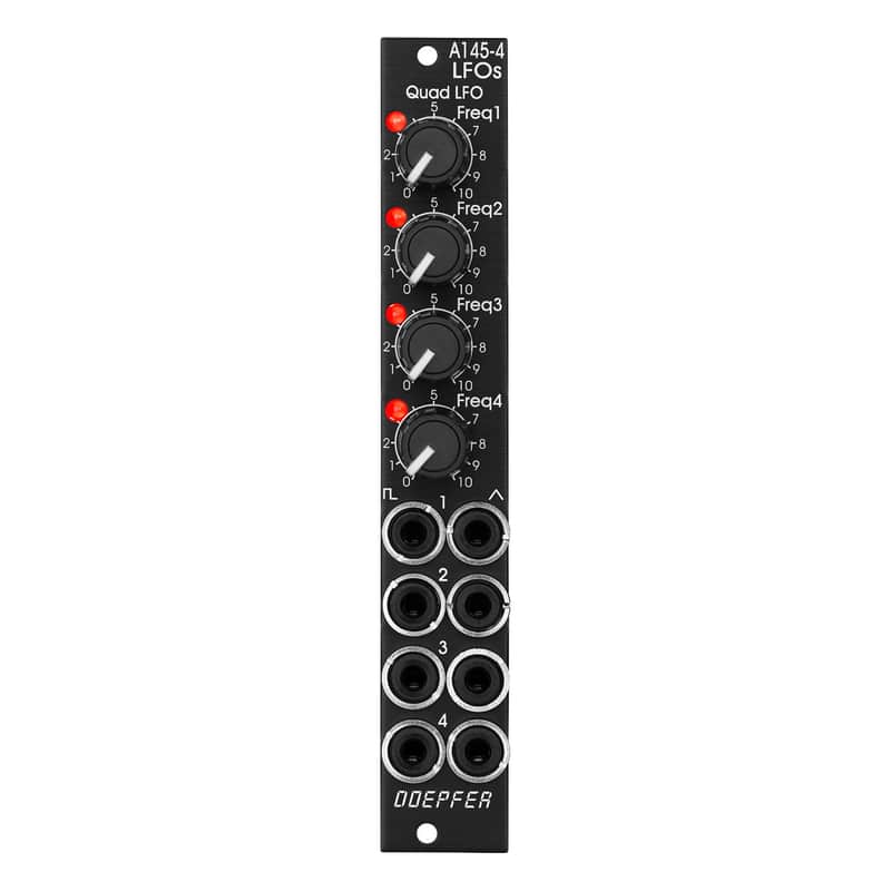 Doepfer A-145-4V Quad LFO Eurorack Module (Slim - Vintage Black) image 1