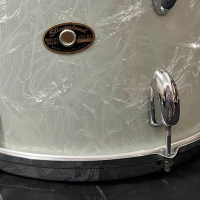 Slingerland Gene Krupa Mid 60s 3 Piece Drum Set - White Marine Pearl image 7