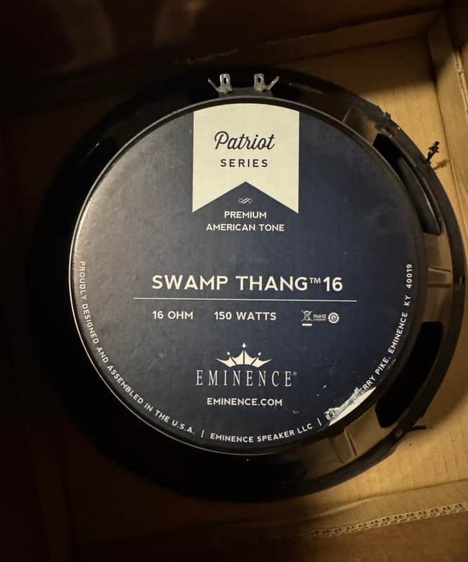 Eminence Swamp Thang-16 12" 150-Watt 16 Ohm Replacement Speaker 2010s - Black image 1