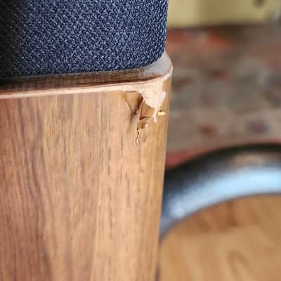 Vintage 1980s Kenwood JL-1090AV 3-Way Tower Floor Speaker Pair Wood image 3