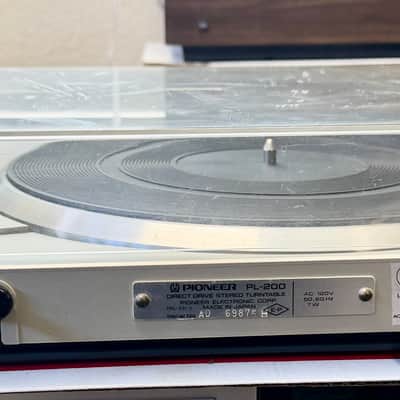 Pioneer PL-200 Direct Drive Auto Turntable w/ Shure Cartridge & New Stylus, Tested SEE VIDEOS image 7