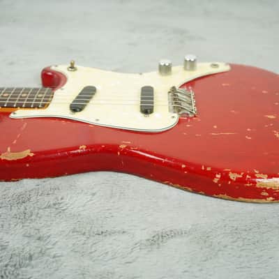 1964 Fender Duosonic, Translucent Red, Mahogany Body + OHSC image 11