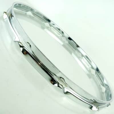 Ludwig 15"80s 12-Lug 1.6mm Batter Marching Snare Drum Rim/Hoop Triple Flange USA image 6